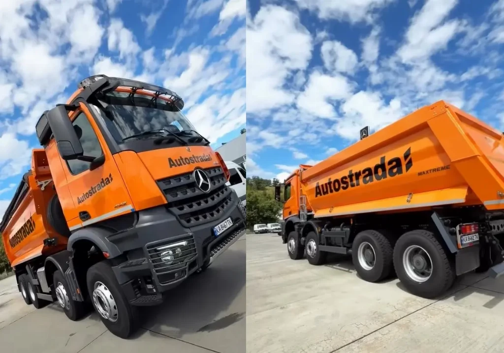 В Україну поставлено 100 нових самоскидів Mercedes-Benz Arocs