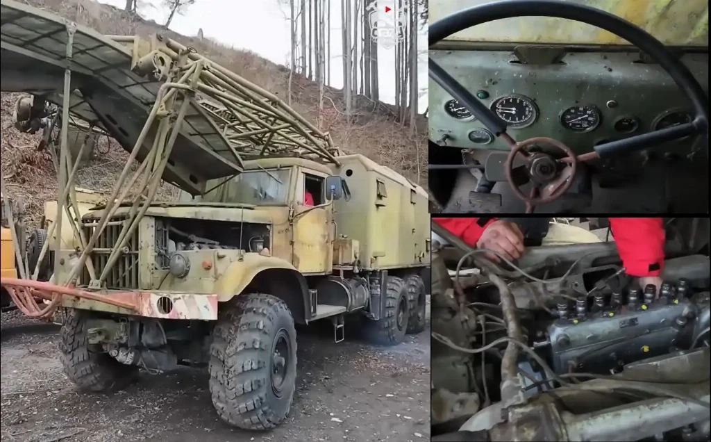 Як завели незвичайний КрАЗ після 20 років простою (ВІДЕО)